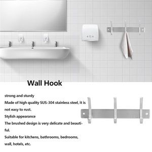 Beautiful 100% Stainless Steal Towel Rack/ Coat Hanger